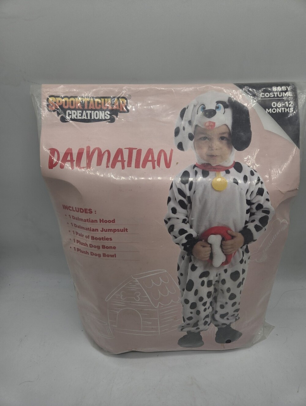 Baby Dalmatian Halloween Costume. 6-12 Months. New